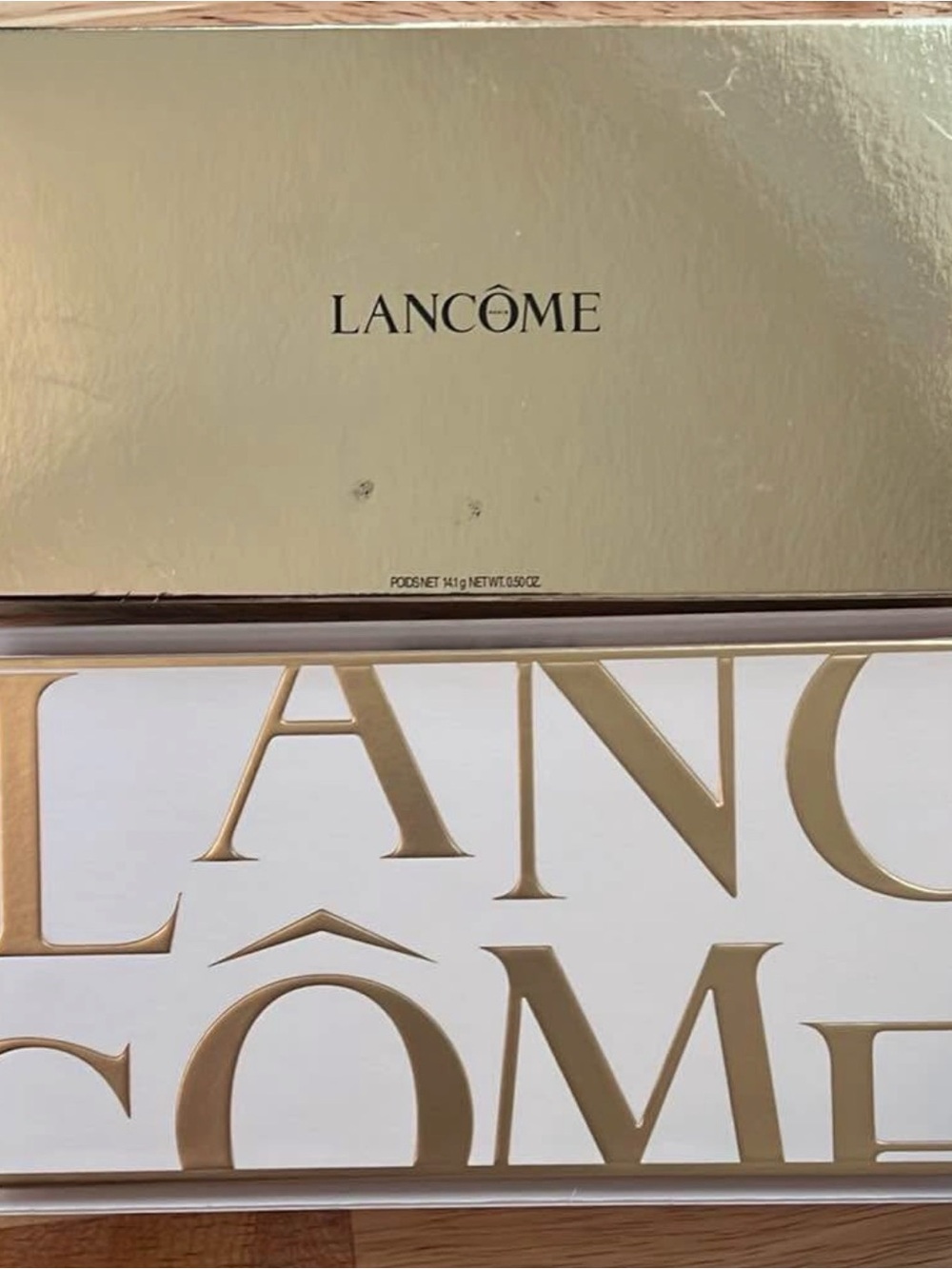 Lancôme Eyeshadow Palette - Gold and White Packaging